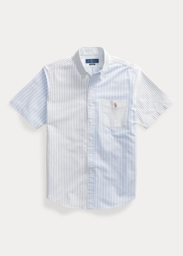 Men's Polo Ralph Lauren Classic Fit Striped Fun Shirts | 056479ZHE